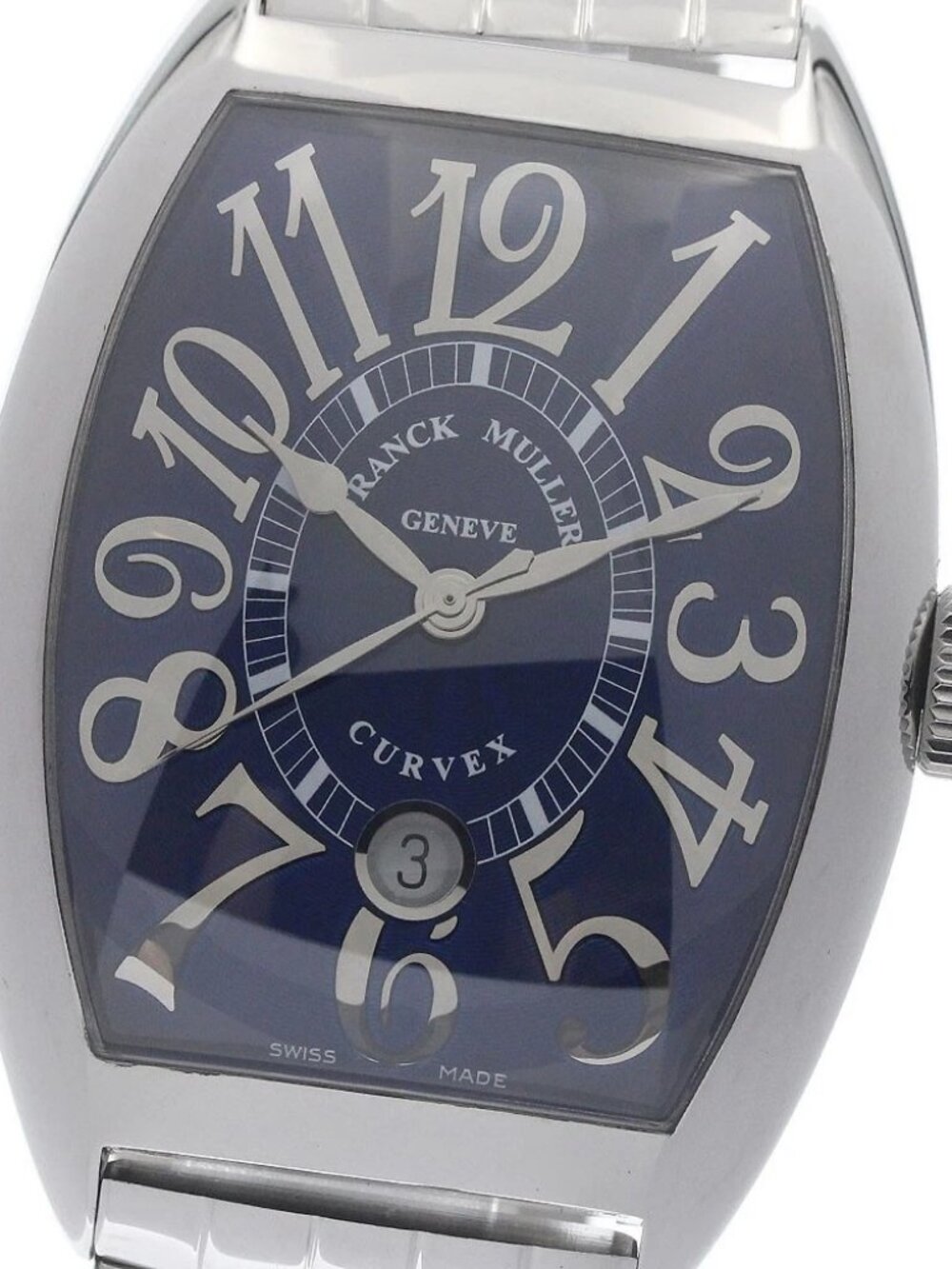 FRANCK MULLER Tonneau Curvex Blue Relief 8880BSCDTREL Automatic Men's_962400